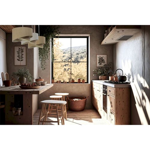 Suspension Boho En Jute Et Lin Ambiance Naturelle Ajustable