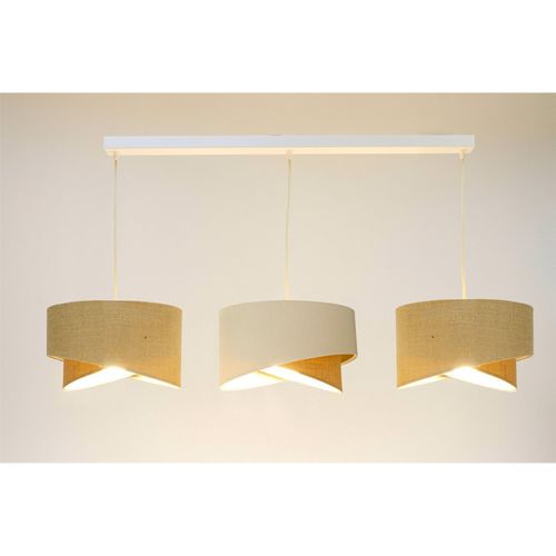 Suspension Boho En Jute Et Lin Ambiance Naturelle Ajustable