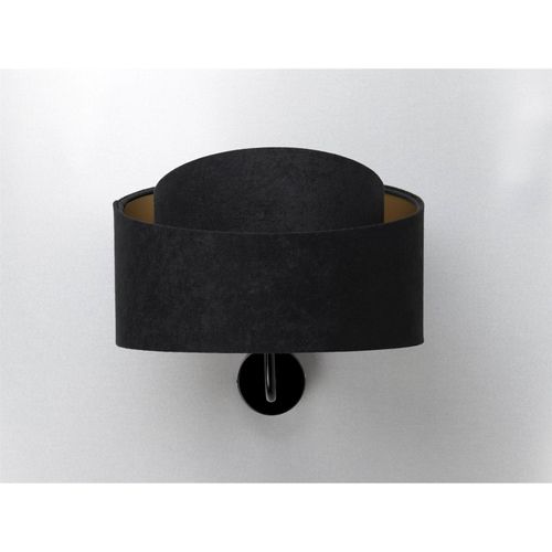 Applique Velours Dorée Design Moderne LED Compatible Ambiance Cosy