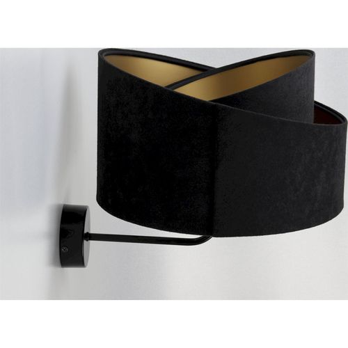 Applique Velours Dorée Design Moderne LED Compatible Ambiance Cosy