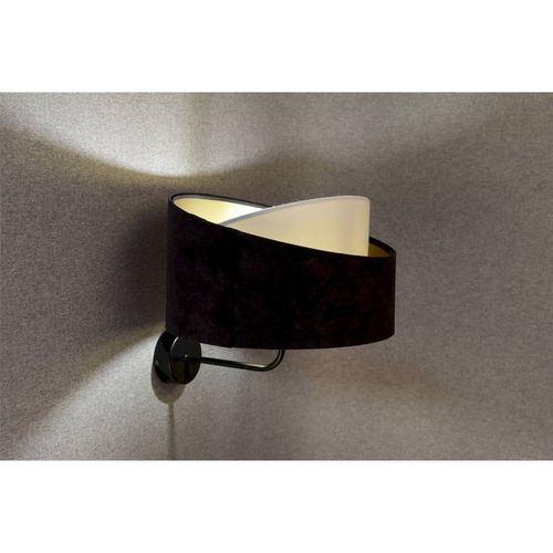 Applique Velours Dorée Design Élégant Compatible LED E27