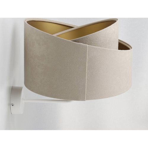 Applique Murale Velours Doré Design Élégant LED Compatible Galaxy