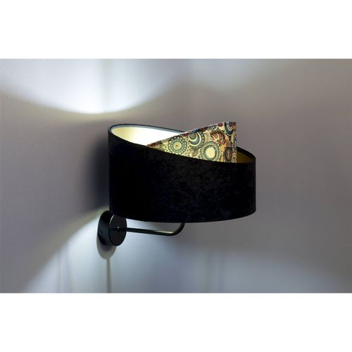 Applique Murale Velours Doré Design Élégant Pour Salon Ou Chambre