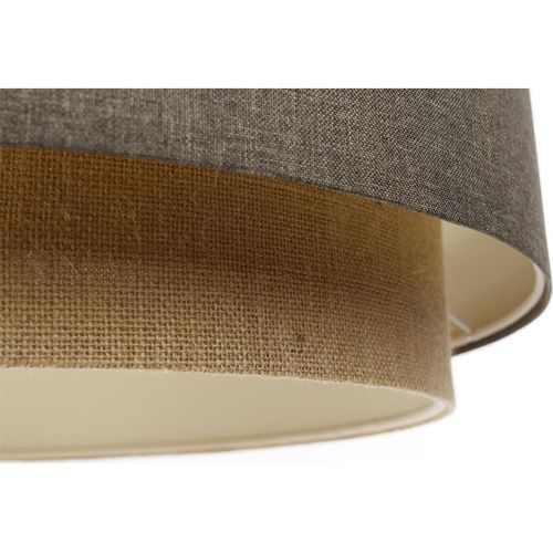 Suspension Boho Élégant En Tissu Crème Pour Salon Ou Chambre