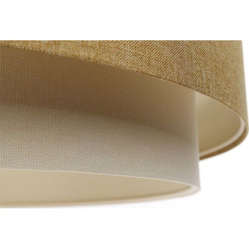 Suspension Boho Élégant En Tissu Structuré Pour Salon Cosy