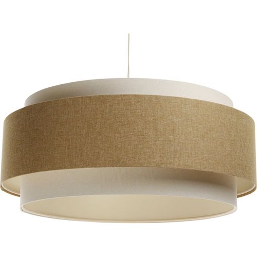 Suspension Boho Élégant En Tissu Structuré Pour Salon Cosy