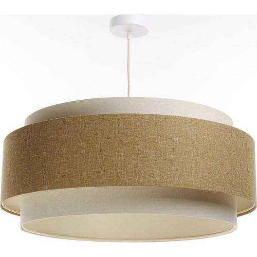 Suspension Boho Élégant En Tissu Structuré Pour Salon Cosy