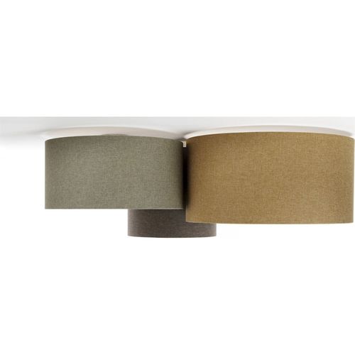 Plafonnier Boho Élégant Tissu Crème Ambiance Chaleureuse