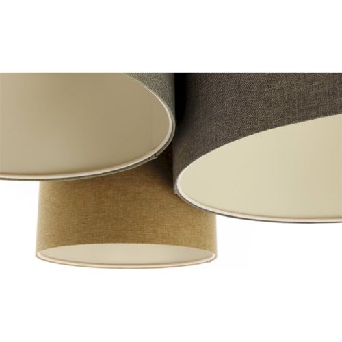 Plafonnier Tissu Boho Élégant Lumière Douce Ajustable