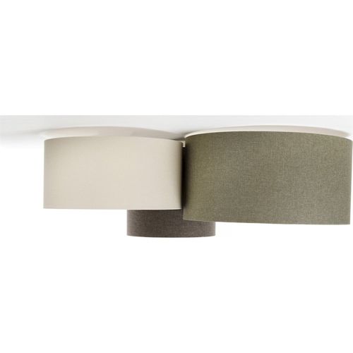 Plafonnier Boho Élégant Tissu Crème Pour Salon Ou Chambre