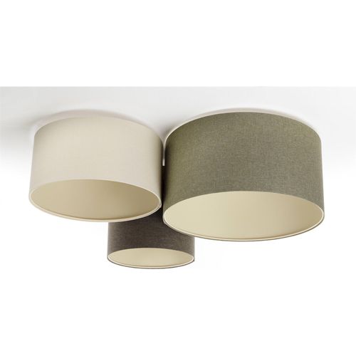 Plafonnier Boho Élégant Tissu Crème Pour Salon Ou Chambre