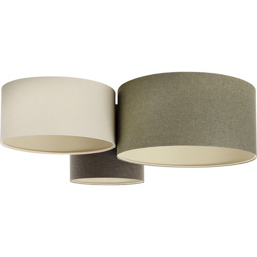 Plafonnier Boho Élégant Tissu Crème Pour Salon Ou Chambre