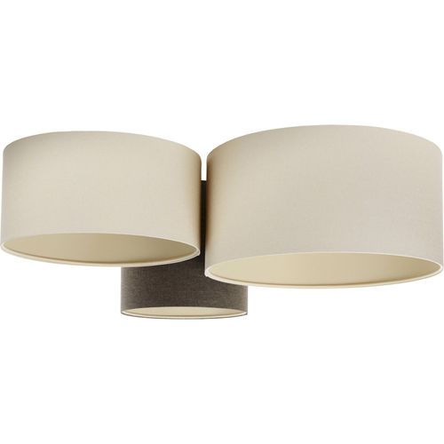 Plafonnier Boho Élégant Tissu Crème Ambiance Chaleureuse Salon