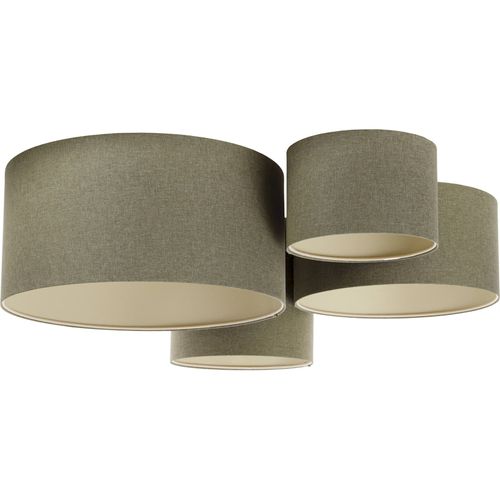 Plafonnier Boho Élégant Tissu Crème Pour Salon Ou Chambre