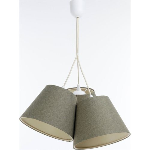 Suspension Boho Élégant Tissu Crème Ambiance Chaleureuse Salon