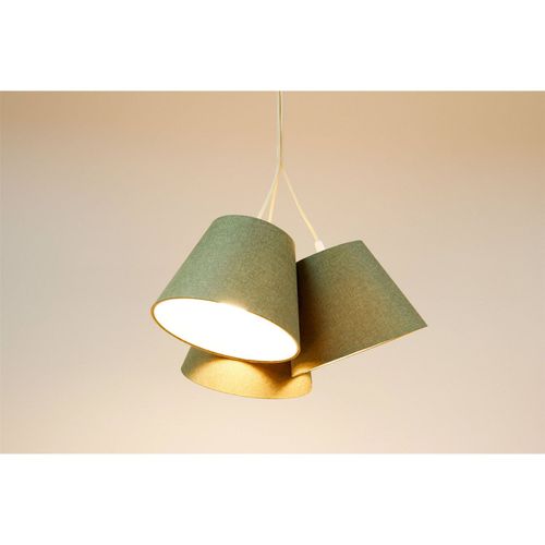 Suspension Boho Élégant Tissu Crème Ambiance Chaleureuse Salon