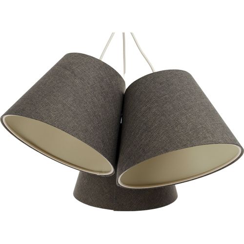 Suspension Boho Élégant Tissu Crème Pour Salon Ou Chambre