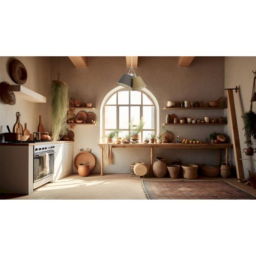 Suspension Tissu Boho Élégant Lumière Douce Pour Salon Ou Chambre