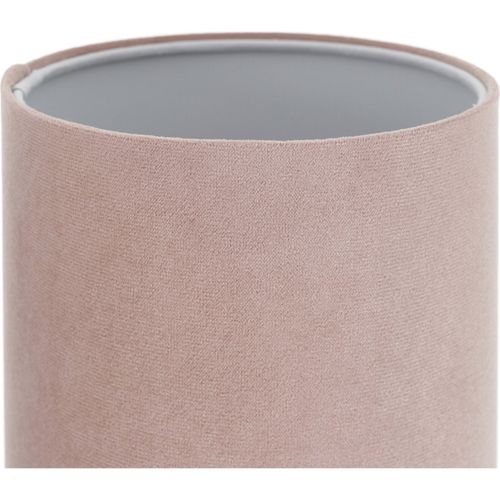 Lampe à Poser Velours Rose Poudré Pour Chambre Enfant Élégante