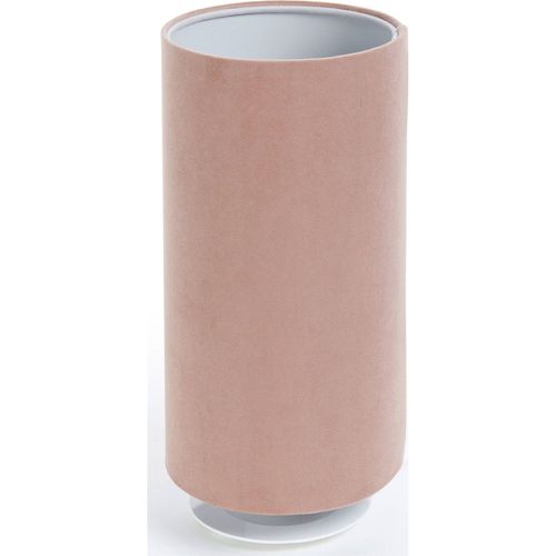 Lampe à Poser Velours Rose Poudré Pour Chambre Enfant Élégante