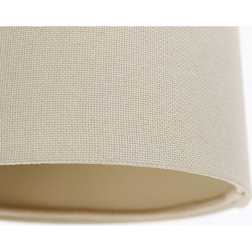 Suspension Bohème En Lin Naturel Effet Rotin Ambiance Chaleureuse D. 15 Cm - H20 Cm Beige