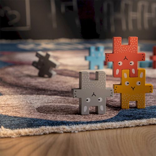 Tapis Enfant Ours Brumm Doux Antidérapant Lavable