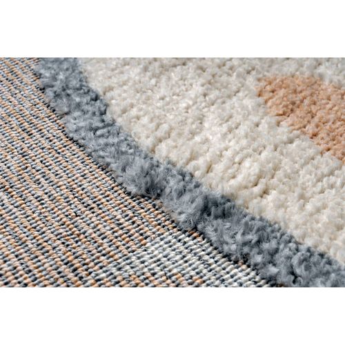 Tapis Rond Enfant Lapin Beige Effet 3d Doux 230 X 160 Cm Beige