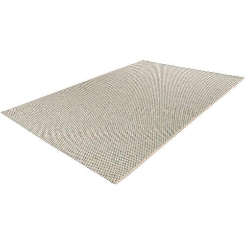 Tapis Tribal Bleu Vert Robuste Intérieur Extérieur 290 X 200 Cm Beige