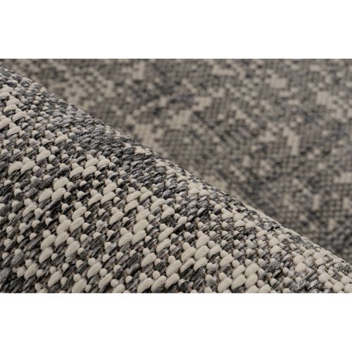 Tapis Argent Brillant Plat Et Résistant Intérieur Extérieur 150 X 80 Cm Argent