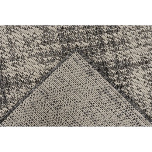 Tapis Argent Brillant Plat Et Résistant Intérieur Extérieur 170 X 120 Cm Argent