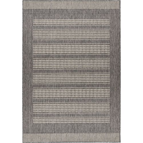 Tapis Argenté Plat Et Résistant Pour Intérieur Extérieur 110 X 60 Cm Gris