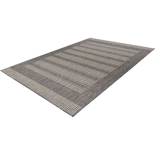 Tapis Argenté Plat Et Résistant Pour Intérieur Extérieur 150 X 80 Cm Gris
