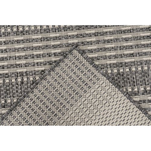 Tapis Argenté Plat Et Résistant Pour Intérieur Extérieur 290 X 200 Cm Gris