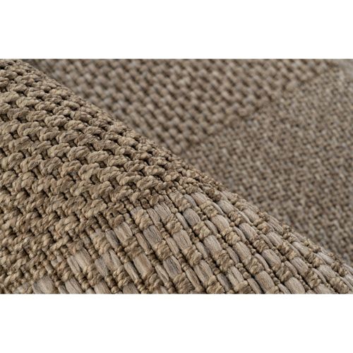 Tapis Patchwork Naturel Gris Robuste Intérieur Extérieur 290 X 200 Cm Beige