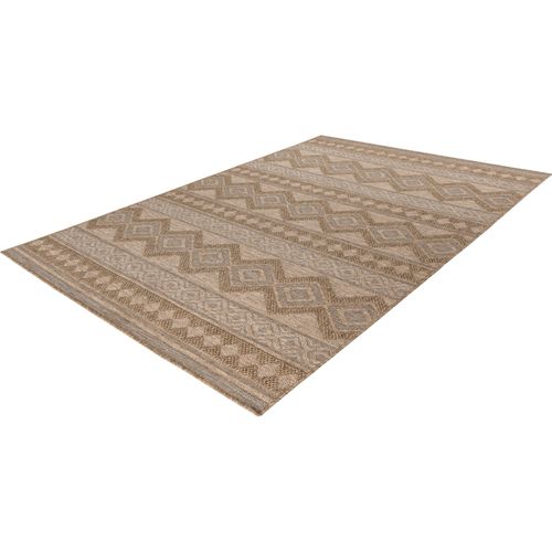Tapis Intérieur Extérieur Naturel Robuste Antitache 170 X 120 Cm Beige