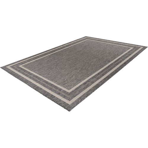 Tapis Argenté Plat Et Brillant Intérieur Extérieur 230 X 160 Cm Argent