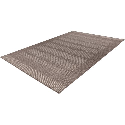 Tapis Taupe Plat Antitache Intérieur Extérieur 110 X 60 Cm Gris