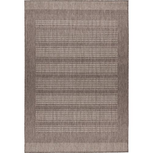 Tapis Taupe Plat Antitache Intérieur Extérieur 170 X 120 Cm Gris