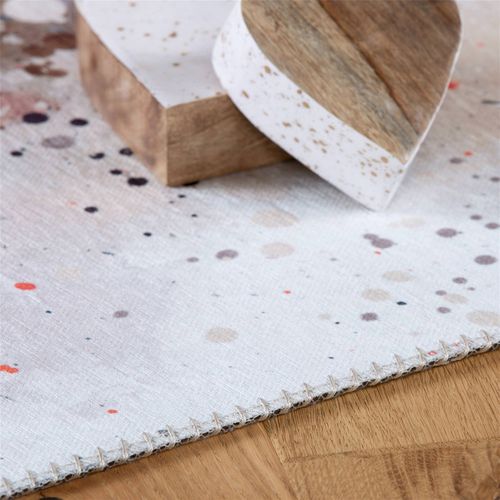 Tapis Enfant Jacquard Cheval Brun Doux Antidérapant 170 X 120 Cm Marron