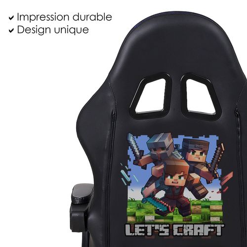 Fauteuil Crafter 900-led-crafter - Serigraphie "crafter" - Eclairage LED 366 Effets - Télécommande