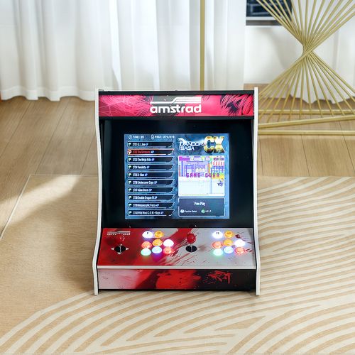 Borne D'arcade Bartop-fighters Avec 2700 Jeux - Ecran 19" 4:3 - 2 Joueurs - 16 Boutons