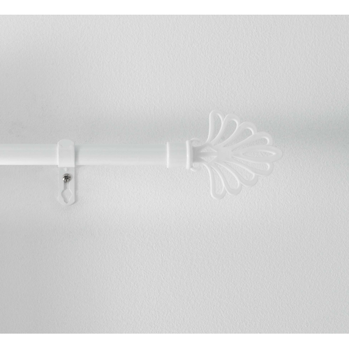 Kit De Tringle À Rideaux Feuille Fica Blanc