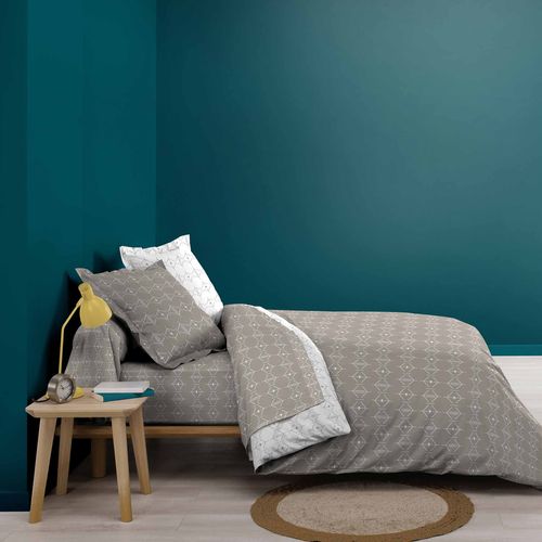 Taie De Traversin 85 X 185 Cm Aris Geometrix Naturel