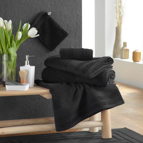 Serviette De Toilette Invite 30 X 50 Cm Tendresse Noir