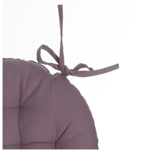 Galette De Chaise Ronde 38 Cm Taupe