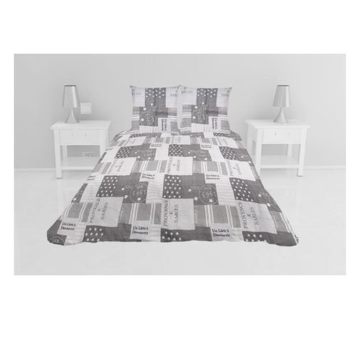 Couvre Lit Microfibre + Taies 240 X 260 Cm Provence