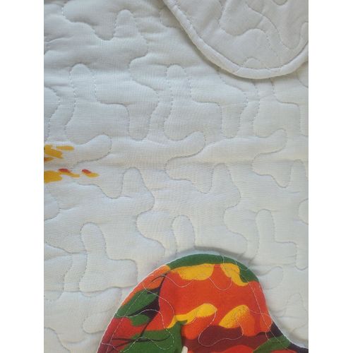 Couvre Lit Microfibre + Taies 220 X 240 Cm Fleuri