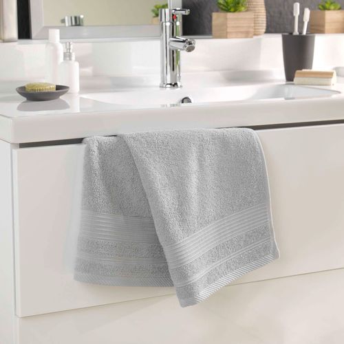 Serviette De Toilette 50 X 90 Cm Tendresse Gris Perle