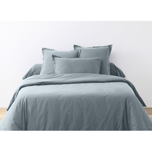 Taie De Traversin Uni 80 X 185 Cm Passion Bleu Glacier