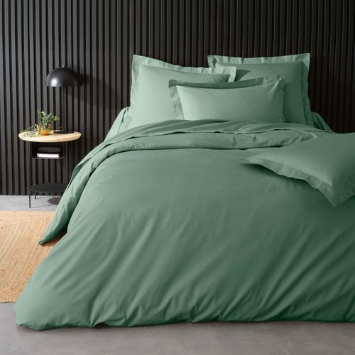 Housse De Couette 220 X 240 Cm Percale De Coton Tilleul
